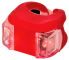 ART.FA 73 R Fanalino in Silicone RING post. 2 Led 3 funz. rosso (batt.incl.)